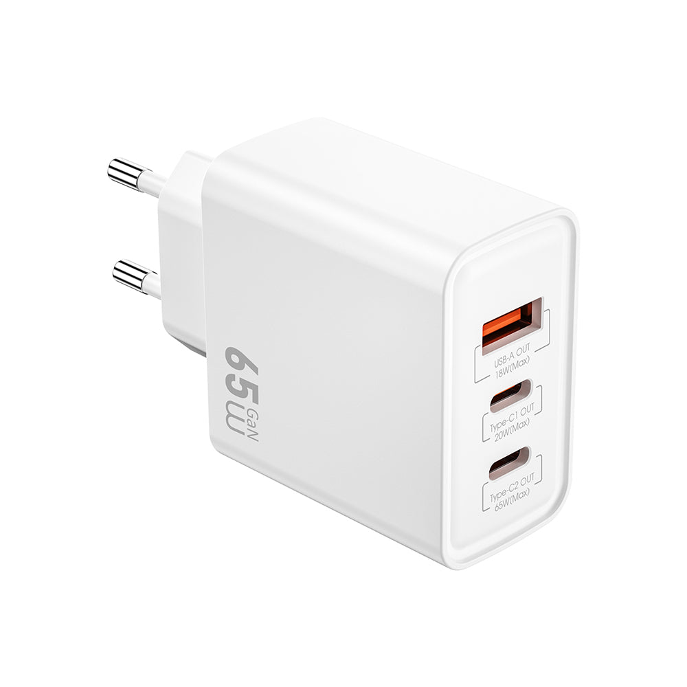 Wiwu Wi-G005 Essen Serisi GaN Tech PD 65W Hızlı Şarj Özellikli Şarj Başlığı Wiwu Wi-G005 Essen Serisi GaN Tech PD 65W Hızlı Şarj Özellikli Şarj Başlığı